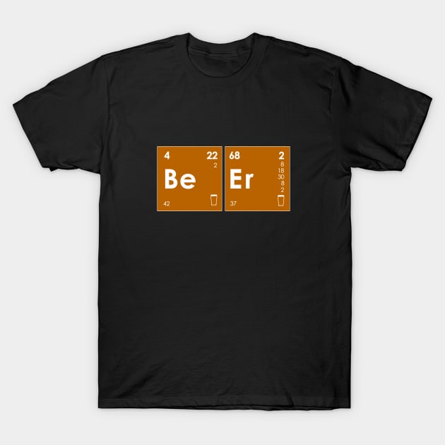 Beer Elements T-Shirt by blueshift